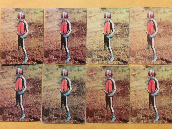 旧カルビー仮面ライダーカード No.96のゴシック版の色違い